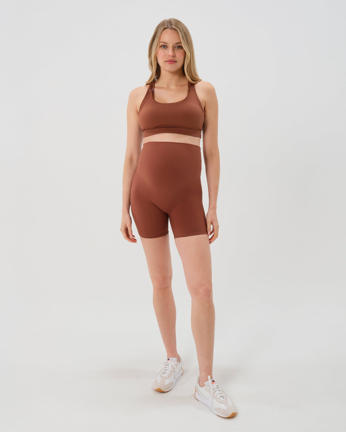 AXK CORE Maternity Bike Short - Brown