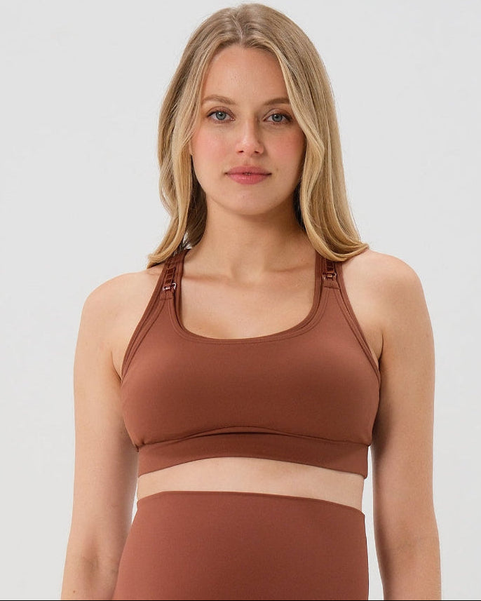 AXK CORE Full Support Nursing Bra - Brown
